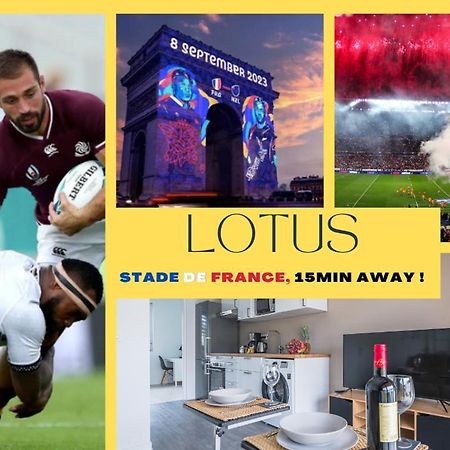德朗西Le Lotus - Self Checkin - 20Min From Paris - Free Parking Around公寓 外观 照片