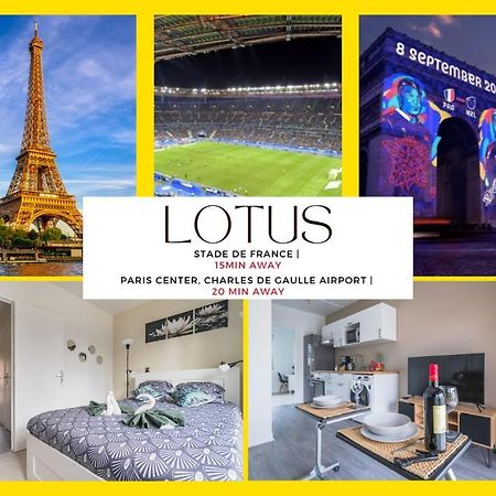 德朗西Le Lotus - Self Checkin - 20Min From Paris - Free Parking Around公寓 外观 照片