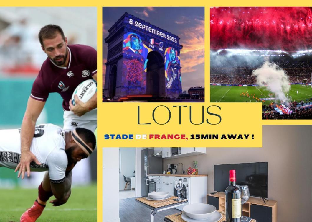 德朗西Le Lotus - Self Checkin - 20Min From Paris - Free Parking Around公寓 外观 照片